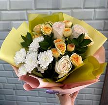 Букет цветов из:  Розы и Хризантемы #REPLACE_PRED# Соликамске